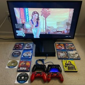 *SOLD* Sony PlayStation 4 (500 GB) Black Console W/ 10 Games & Accessories!!